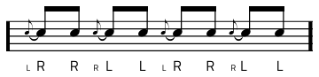 Rudiment #21 notacija