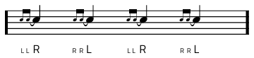 Rudiment #31 notacija