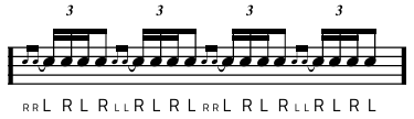 Rudiment #38 notacija