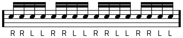 Rudiment #6 notacija