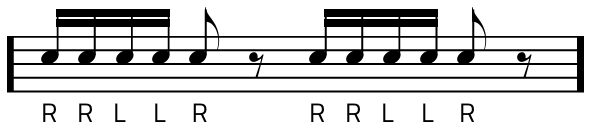 Rudiment #7 notacija