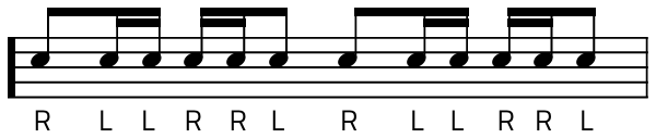 Rudiment #8 notacija