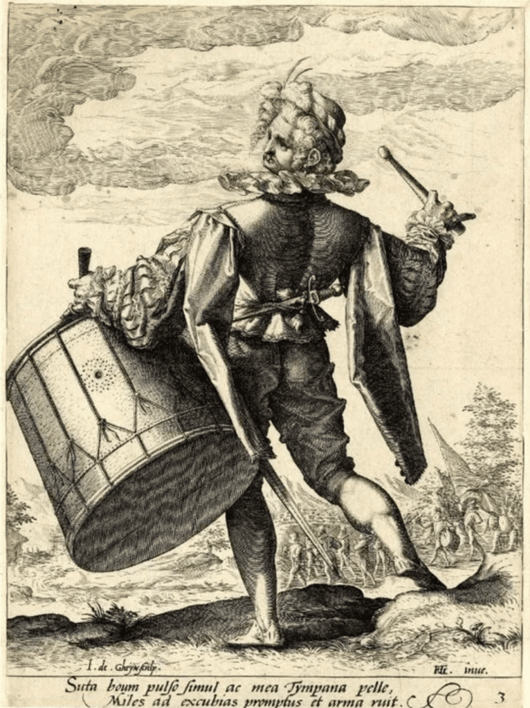 Jacob de Gheyn II būgnininkas, 1587