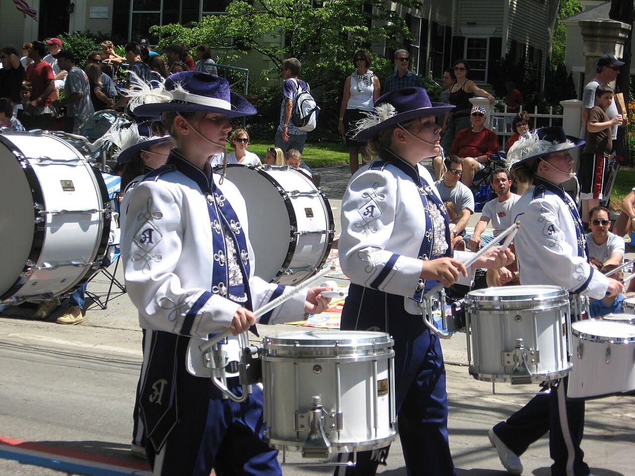 Marching drumline