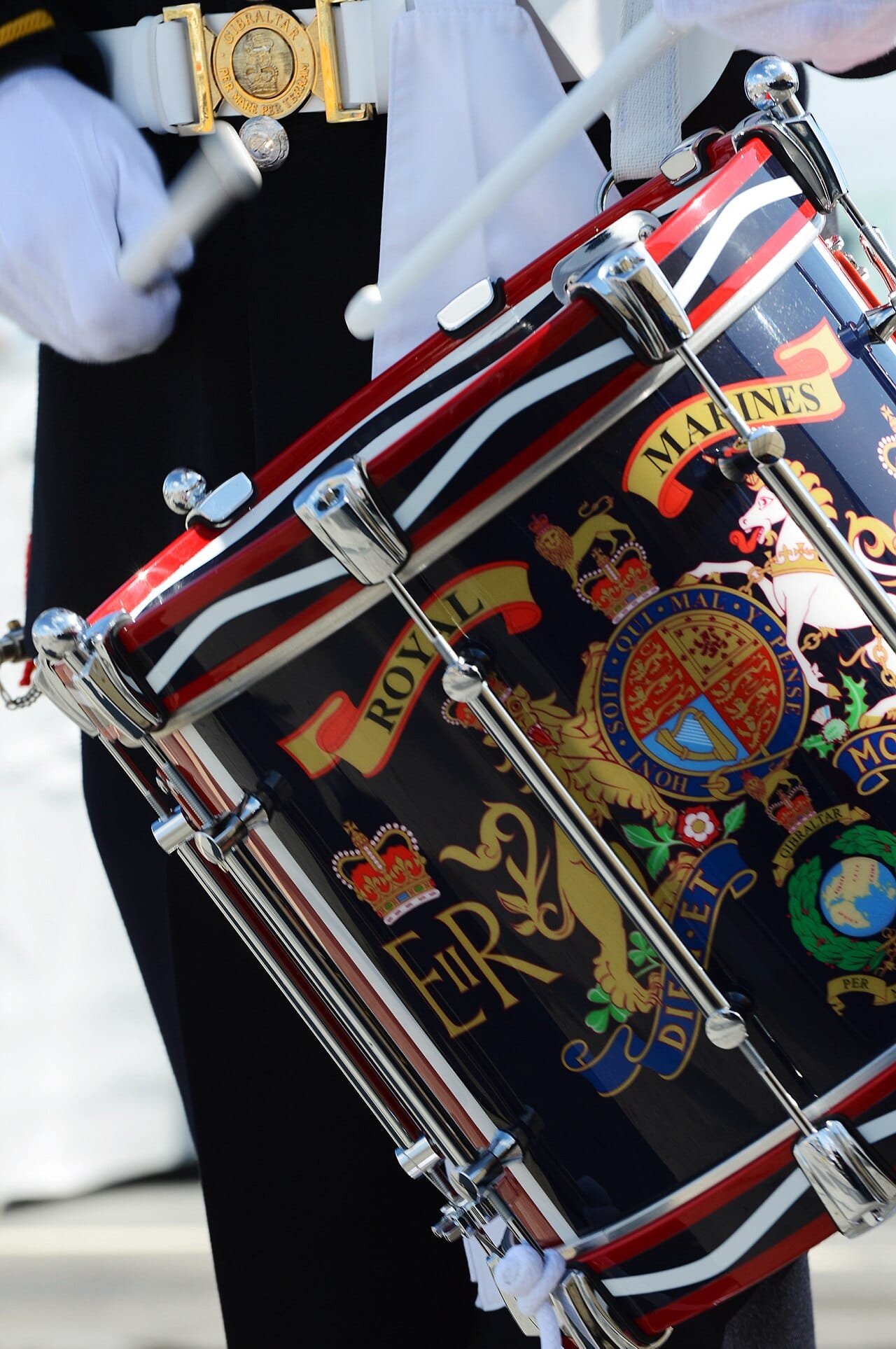 Royal Marines karinio orkestro mažasis būgnas