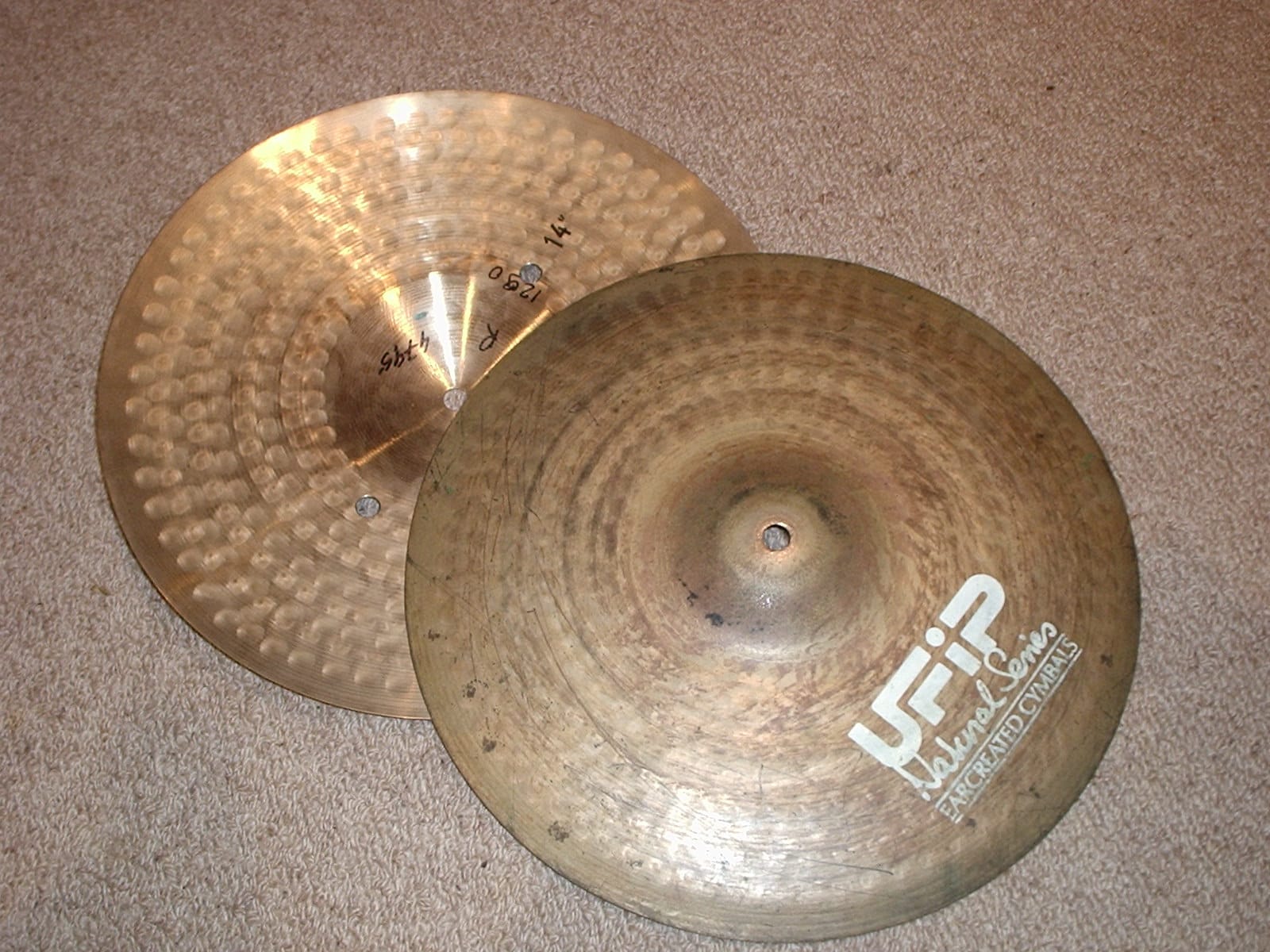 UFIP hi-hat lėkštės
