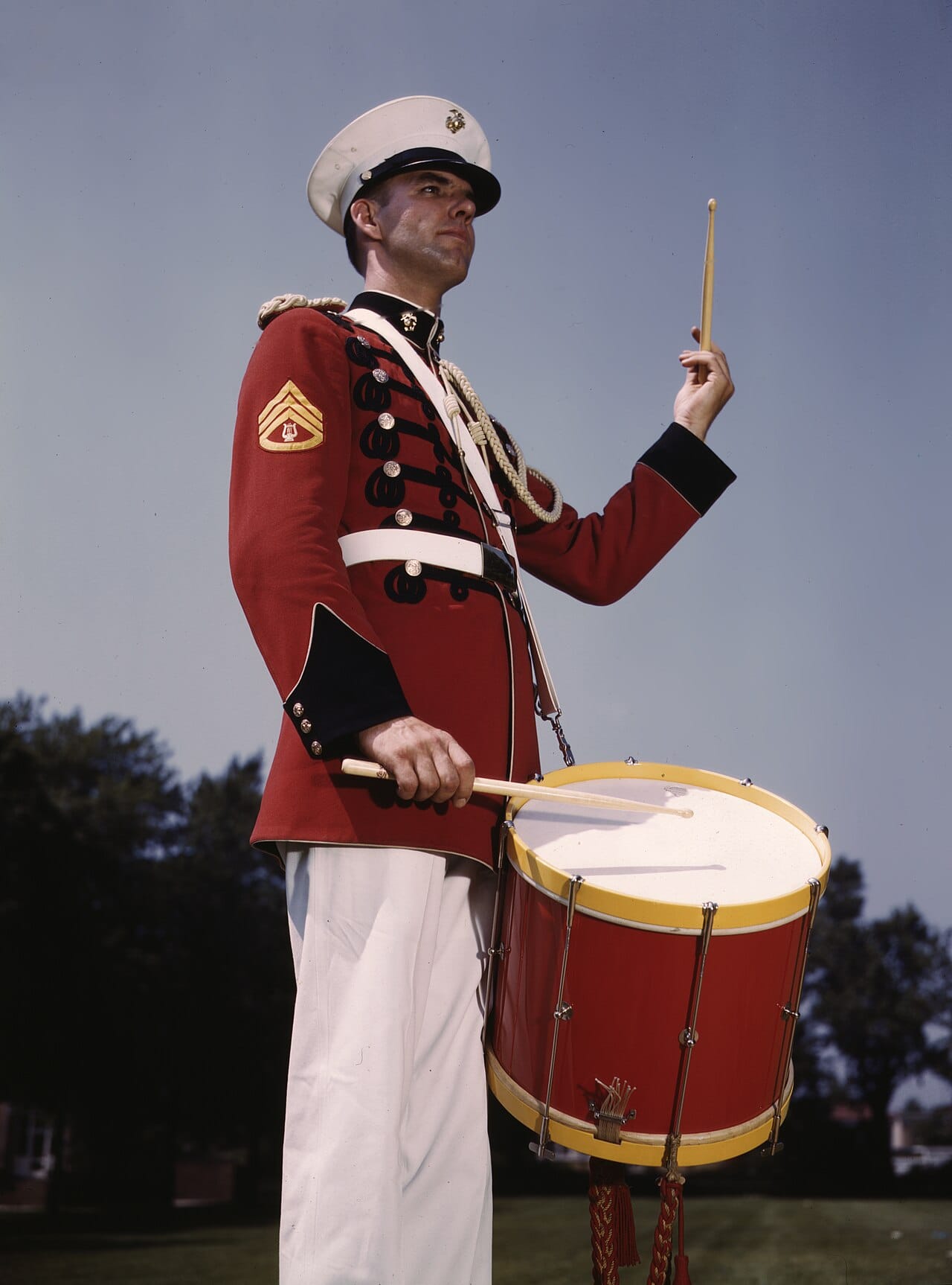 United States Marine Band būgnininkas, 1942