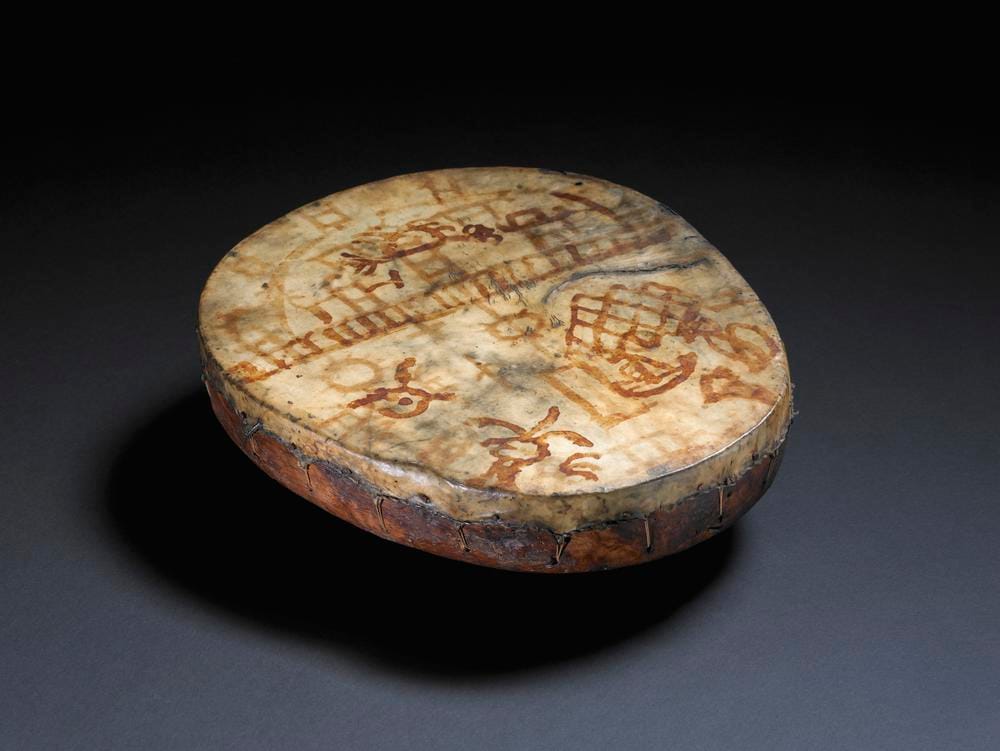Sámi noaidi ritualinis būgnas, British Museum